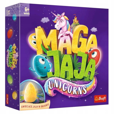 Gra rodzinna planszowa towarzyska Magajaja Unicorns 6+ Trefl 02280