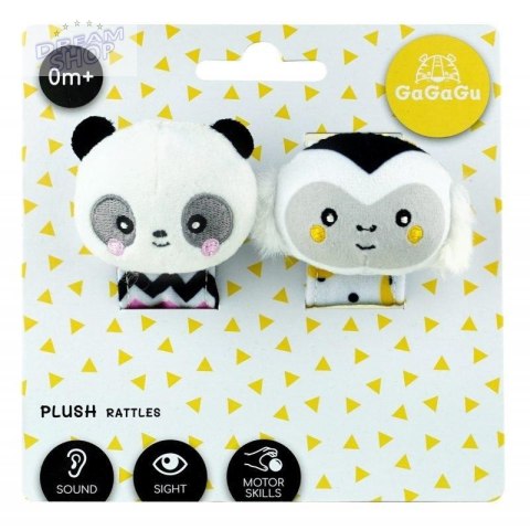 Grzechotka Panda Małpka GaGaGu Grzechotka Panda Małpka GaGaGu