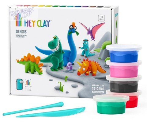 Hey Clay - Zestaw Dinozaury Hey Clay - Zestaw Dinozaury