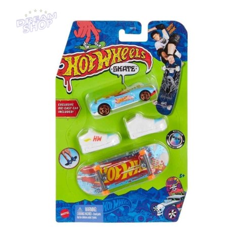 Hot Wheels Skate Deskorolka + buty + auto HGT76