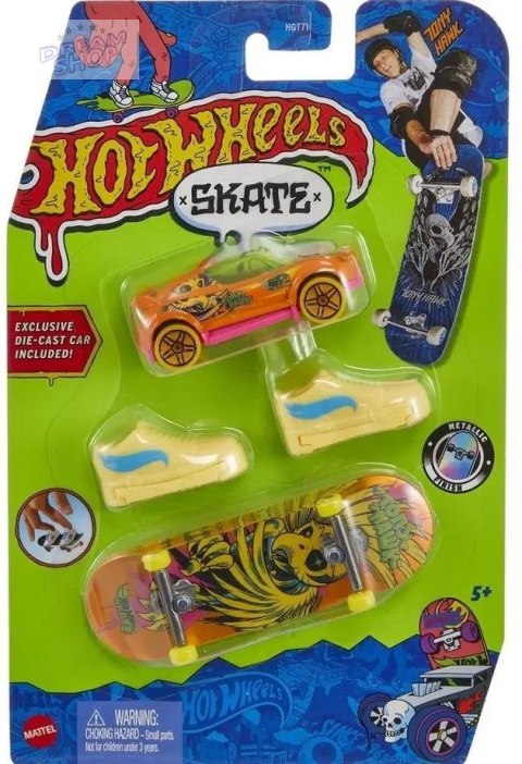 Hot Wheels Skate Deskorolka + buty + auto HNG59 Hot Wheels Skate Deskorolka + buty + auto HNG59