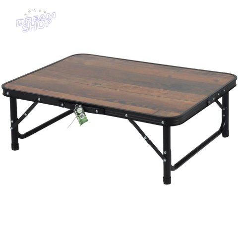 STOLIK TURYSTYCZNY SKŁADANY KEMPINGOWY 75X55X25-59CM DREWNO STOLIK TURYSTYCZNY SKŁADANY KEMPINGOWY 75X55X25-59CM DREWNO