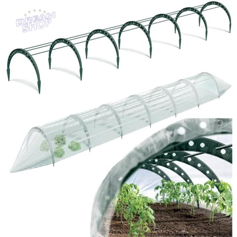 TUNEL FOLIOWY SZKLARNIA FLOO 360CM ZIELONY LEŚNY