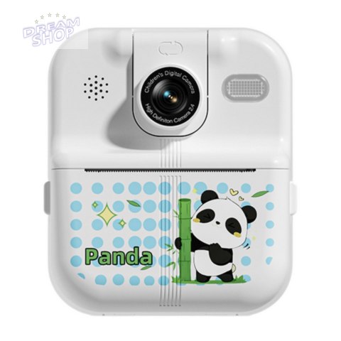 Aparat Natychmiastowy z Drukarką Termiczną Gry 3 Rolki Biały Panda Aparat Natychmiastowy z Drukarką Termiczną Gry 3 Rolki Biały Panda