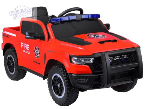 Auto RAM pickup straż pożarna na akumulator dla dziecka koguty PA0323