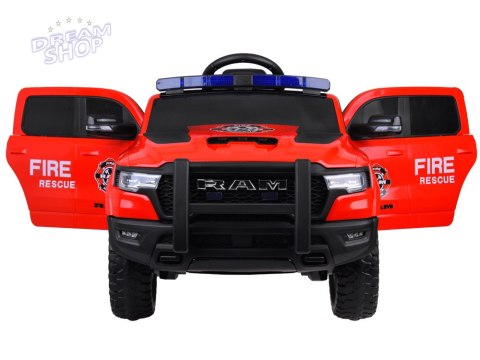 Auto RAM pickup straż pożarna na akumulator dla dziecka koguty PA0323