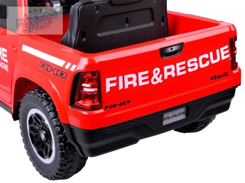 Auto RAM pickup straż pożarna na akumulator dla dziecka koguty PA0323