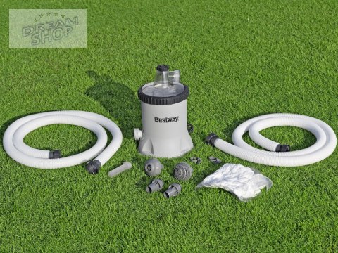 Bestway Pompa filtrująca do basenu 5678 l/h na kulki filtracyjne 58870 Bestway Pompa filtrująca do basenu 5678 l/h na kulki filtracyjne 58870