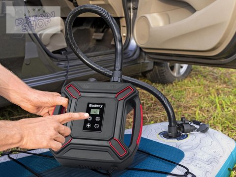 Bestway Wysokociśnieniowa elektryczna pompka powietrzna DC 4 adaptery 62265 Bestway Wysokociśnieniowa elektryczna pompka powietrzna DC 4 adaptery 62265