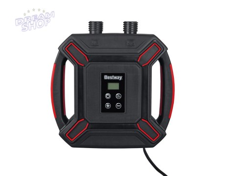 Bestway Wysokociśnieniowa elektryczna pompka powietrzna DC 4 adaptery 62265 Bestway Wysokociśnieniowa elektryczna pompka powietrzna DC 4 adaptery 62265