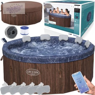 Bestway hydromasaż Lay-Z-Spa Toronto SLIM 5-7os 190cm WiFi apka 6001W