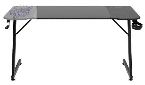 Biurko gamingowe SHADOW GAMER 1.0 140 cm podkładka