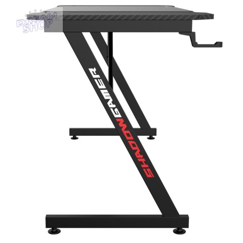Biurko gamingowe SHADOW GAMER 1.0 140 cm podkładka