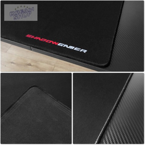 Biurko gamingowe SHADOW GAMER 1.0 140 cm podkładka