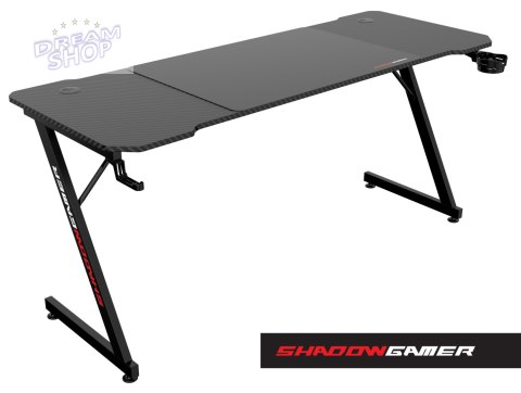 Biurko gamingowe SHADOW GAMER 1.1 160 cm podkładka