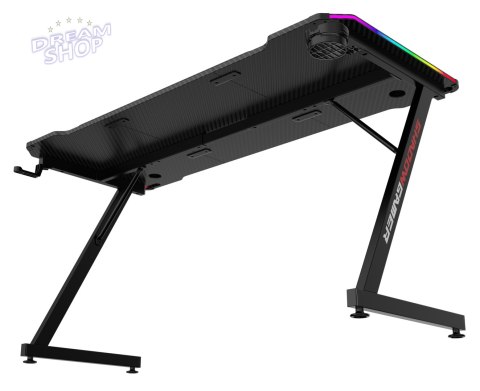 Biurko gamingowe SHADOW GAMER 2.0 140 cm LED RGB podkładka Biurko gamingowe SHADOW GAMER 2.0 140 cm LED RGB podkładka