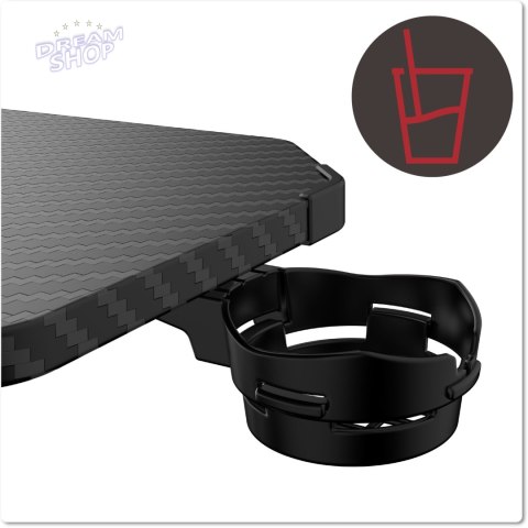 Biurko gamingowe SHADOW GAMER 2.0 140 cm LED RGB podkładka Biurko gamingowe SHADOW GAMER 2.0 140 cm LED RGB podkładka