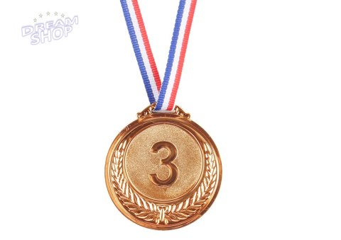 Brązowy Medal Pierwsze Miejsce Nagroda Trofeum Cynkowy 6,5cm