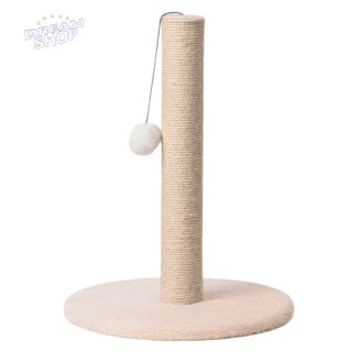 Drapak dla Kota Słupek do Drapania Wieża 40 cm x 30 cm Beżowy
