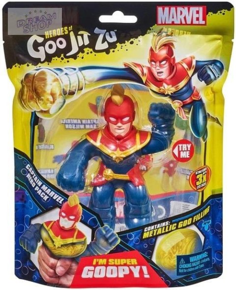 Goo Jit Zu - Figurka Marvel - Kapitan Marvel
