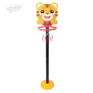 Kosz Do Gry W Koszykówkę Regulowany Tygrys Żółty 110cm