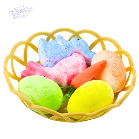 Ozdoby Wielkanocne W Koszyczku Zajączki Jajka Marchewka 6szt Ozdoby Wielkanocne W Koszyczku Zajączki Jajka Marchewka 6szt