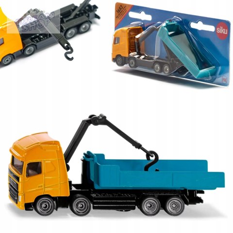 Siku Ciężarówka Volvo HDS Wywrotka z dźwigiem model metal S1683 Siku Ciężarówka Volvo HDS Wywrotka z dźwigiem model metal S1683