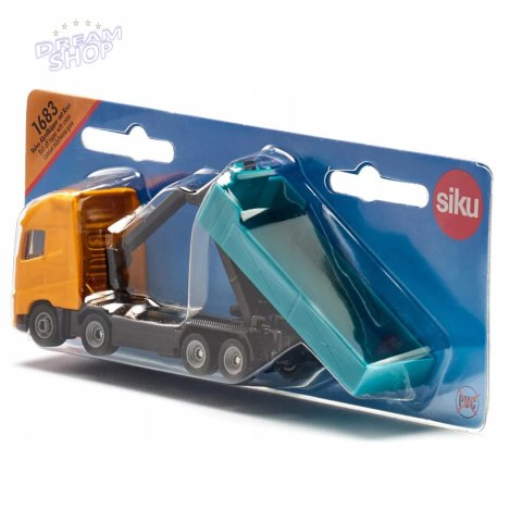 Siku Ciężarówka Volvo HDS Wywrotka z dźwigiem model metal S1683 Siku Ciężarówka Volvo HDS Wywrotka z dźwigiem model metal S1683