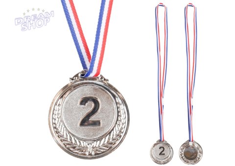 Srebrny Medal Drugiee Miejsce Nagroda Trofeum Cynkowy 6,5cm Srebrny Medal Drugiee Miejsce Nagroda Trofeum Cynkowy 6,5cm