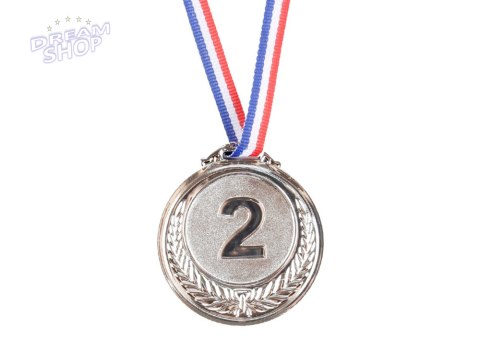 Srebrny Medal Drugiee Miejsce Nagroda Trofeum Cynkowy 6,5cm Srebrny Medal Drugiee Miejsce Nagroda Trofeum Cynkowy 6,5cm
