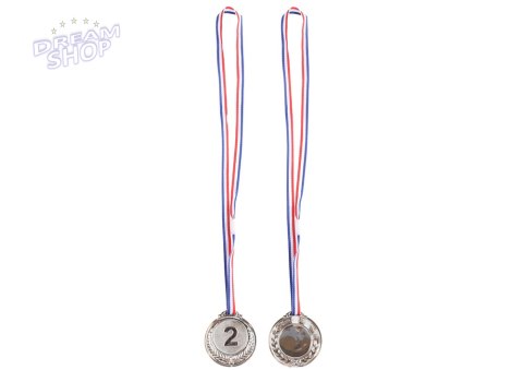 Srebrny Medal Drugiee Miejsce Nagroda Trofeum Cynkowy 6,5cm Srebrny Medal Drugiee Miejsce Nagroda Trofeum Cynkowy 6,5cm