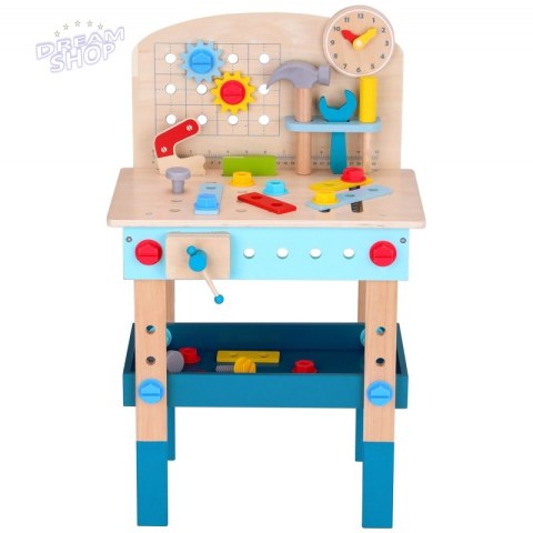 TOOKY TOY Drewniany Stół Do Majsterkowania Warsztat