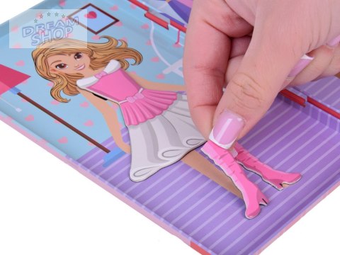 Układanka magnetyczna Ubierz Lalę w wyjątkowe stylizacje ZA5198