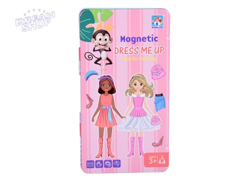 Układanka magnetyczna Ubierz Lalę w wyjątkowe stylizacje ZA5198