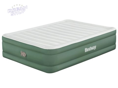 Bestway Dmuchany materac dwuosobowy samopompujący 203x152x46cm 69646 Bestway Dmuchany materac dwuosobowy samopompujący 203x152x46cm 69646