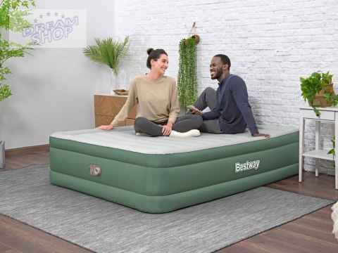 Bestway Dmuchany materac dwuosobowy samopompujący 203x152x46cm 69646 Bestway Dmuchany materac dwuosobowy samopompujący 203x152x46cm 69646