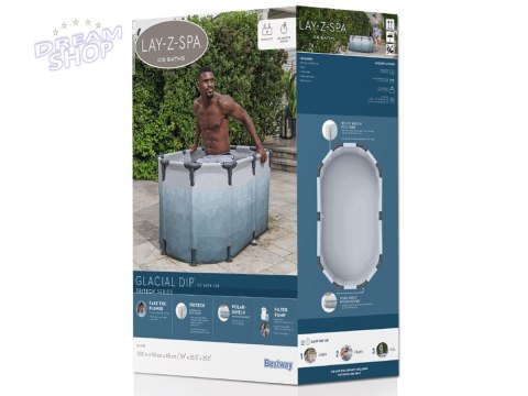 Bestway Zestaw Zbiornik do MORSOWANIA Glacial Dip + pompa 150x90cm 6002N Bestway Zestaw Zbiornik do MORSOWANIA Glacial Dip + pompa 150x90cm 6002N