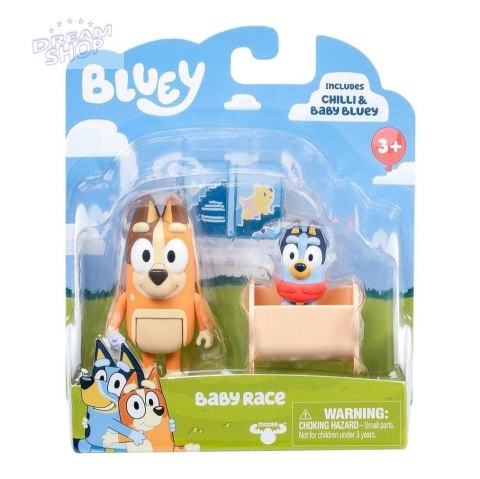 Bluey. Chilli i Baby Bluey