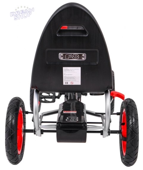 Gokart Full Ahead AIR na pedały dla dzieci 3+ Czerwony + Regulacja siedziska + Pompowane koła + Hamulec ręczny Gokart Full Ahead AIR na pedały dla dzieci 3+ Czerwony + Regulacja siedziska + Pompowane koła + Hamulec ręczny