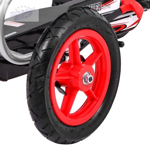 Gokart Full Ahead AIR na pedały dla dzieci 3+ Czerwony + Regulacja siedziska + Pompowane koła + Hamulec ręczny Gokart Full Ahead AIR na pedały dla dzieci 3+ Czerwony + Regulacja siedziska + Pompowane koła + Hamulec ręczny