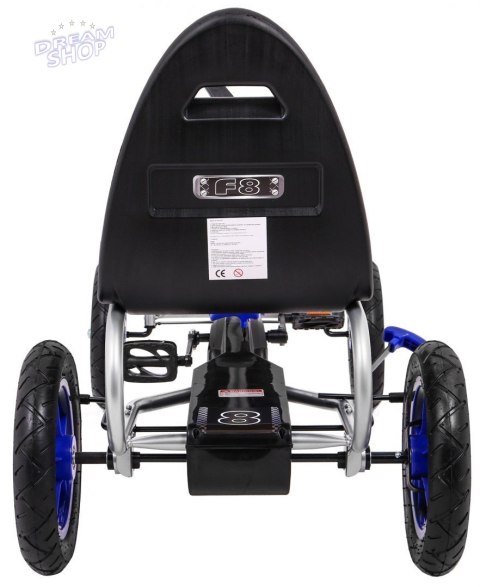 Gokart Full Ahead AIR na pedały dla dzieci 3+ Niebieski + Regulacja siedziska + Pompowane koła + Hamulec ręczny Gokart Full Ahead AIR na pedały dla dzieci 3+ Niebieski + Regulacja siedziska + Pompowane koła + Hamulec ręczny