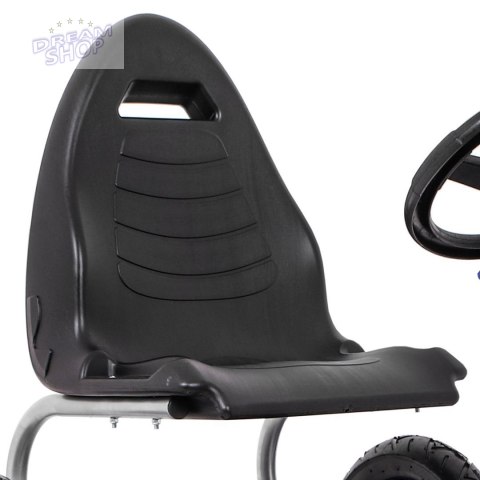 Gokart Full Ahead AIR na pedały dla dzieci 3+ Niebieski + Regulacja siedziska + Pompowane koła + Hamulec ręczny Gokart Full Ahead AIR na pedały dla dzieci 3+ Niebieski + Regulacja siedziska + Pompowane koła + Hamulec ręczny