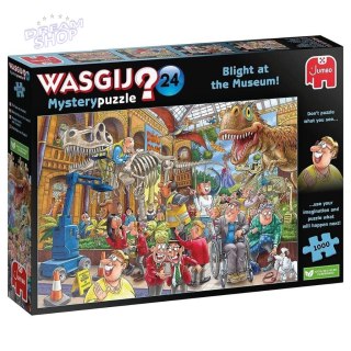 Puzzle 1000 Wasgij Mystery Afera w muzeum