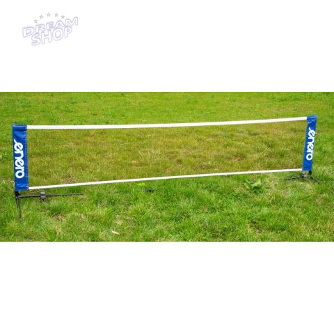 SIATKA ZE SŁUPKAMI ENERO 310X73CM 2W1 DO TENISA ZIEMNEGO, SIATKONOGI SIATKA ZE SŁUPKAMI ENERO 310X73CM 2W1 DO TENISA ZIEMNEGO, SIATKONOGI