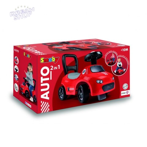 Smoby Czerwony Jeździk z klaksonem Ride-On Smoby Czerwony Jeździk z klaksonem Ride-On