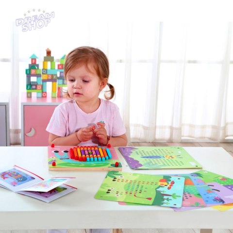 TOOKY TOY Układanka z Pinezkami Kołki Wpinaczka TOOKY TOY Układanka z Pinezkami Kołki Wpinaczka