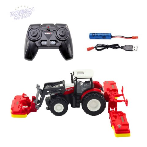 Traktor Rolniczy Z Kosiarkami Do Trawy Zdalnie Sterowany RC 2.4G Traktor Rolniczy Z Kosiarkami Do Trawy Zdalnie Sterowany RC 2.4G