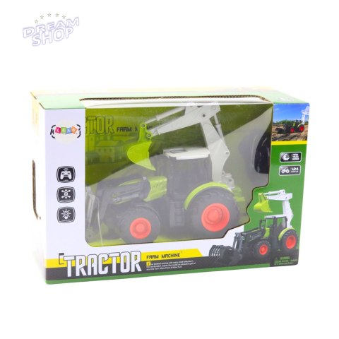 Traktor Rolniczy Z Obrotową Łyżką i Koparką 2w1 Zdalnie Sterowany 2.4G Traktor Rolniczy Z Obrotową Łyżką i Koparką 2w1 Zdalnie Sterowany 2.4G