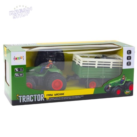 Traktor Rolniczy Z Przyczepą i Widłami Zdalnie Sterowany RC 2.4G Traktor Rolniczy Z Przyczepą i Widłami Zdalnie Sterowany RC 2.4G