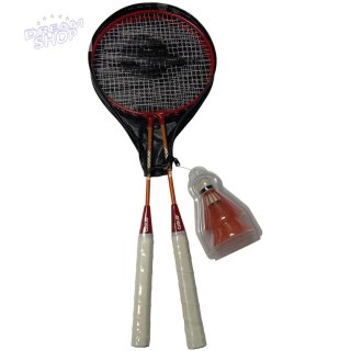 ZESTAW DO BADMINTONA W POKROWCU RED ORANGE ENERO 105